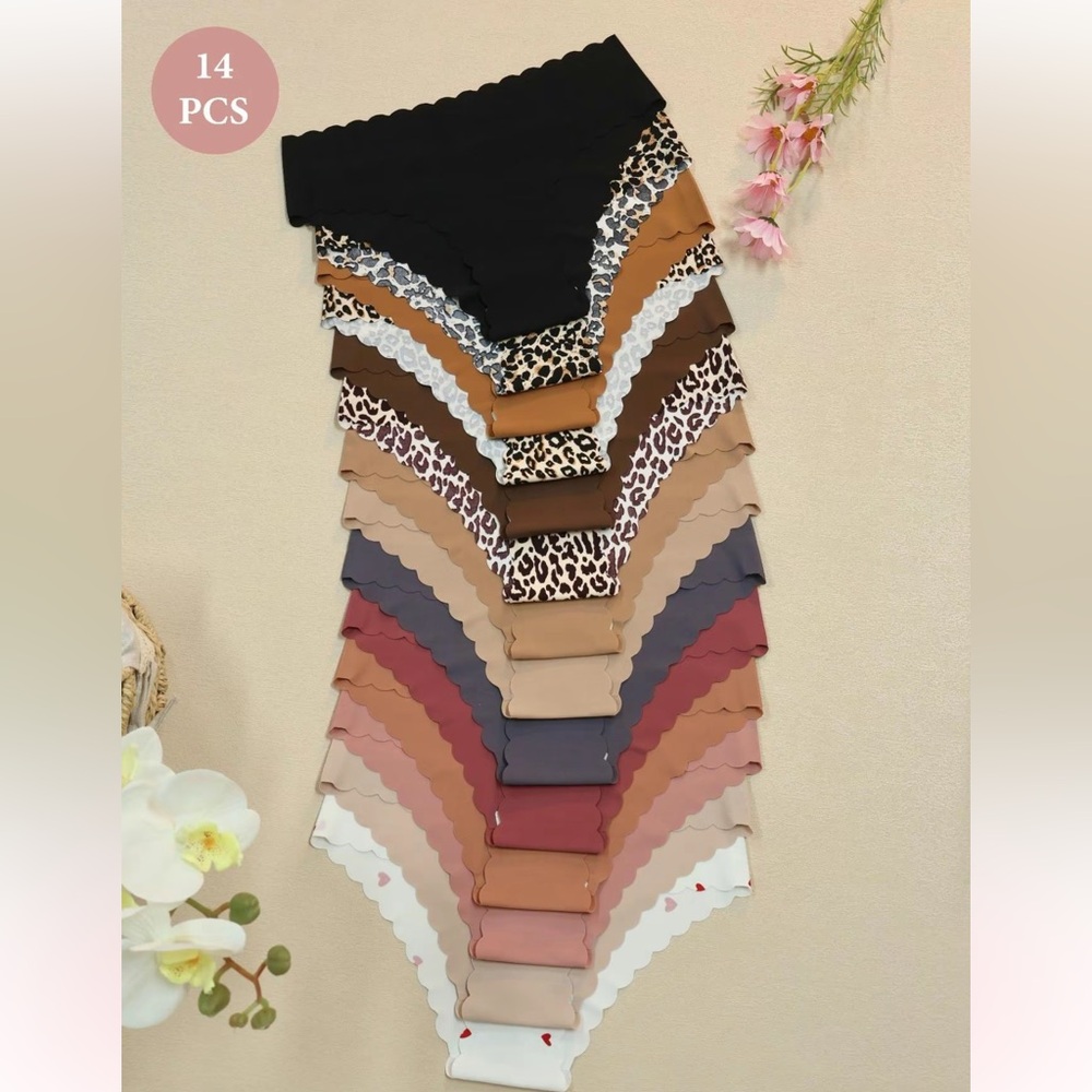 14-Pack Women's Seamless Panties - Multicolor